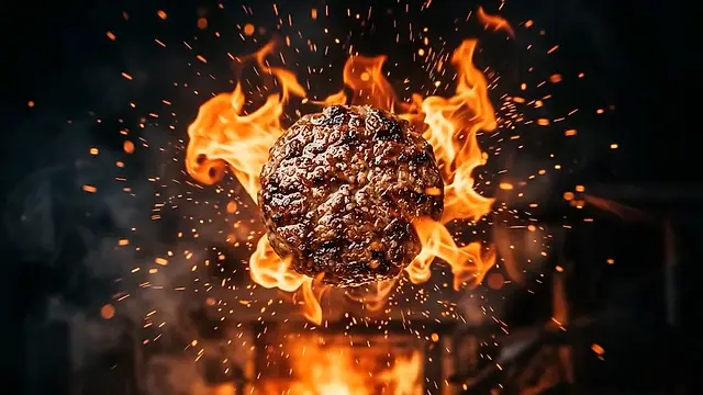 Kıvılcımlar arasında mühürlenen köfte